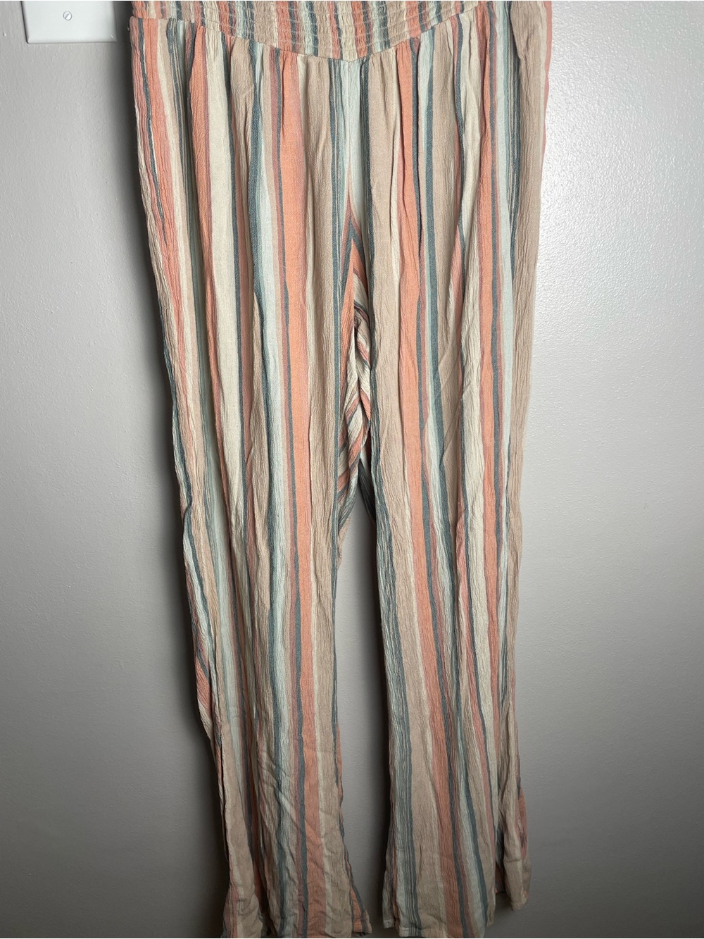 O'Neill Striped Wide Leg Beach Pants